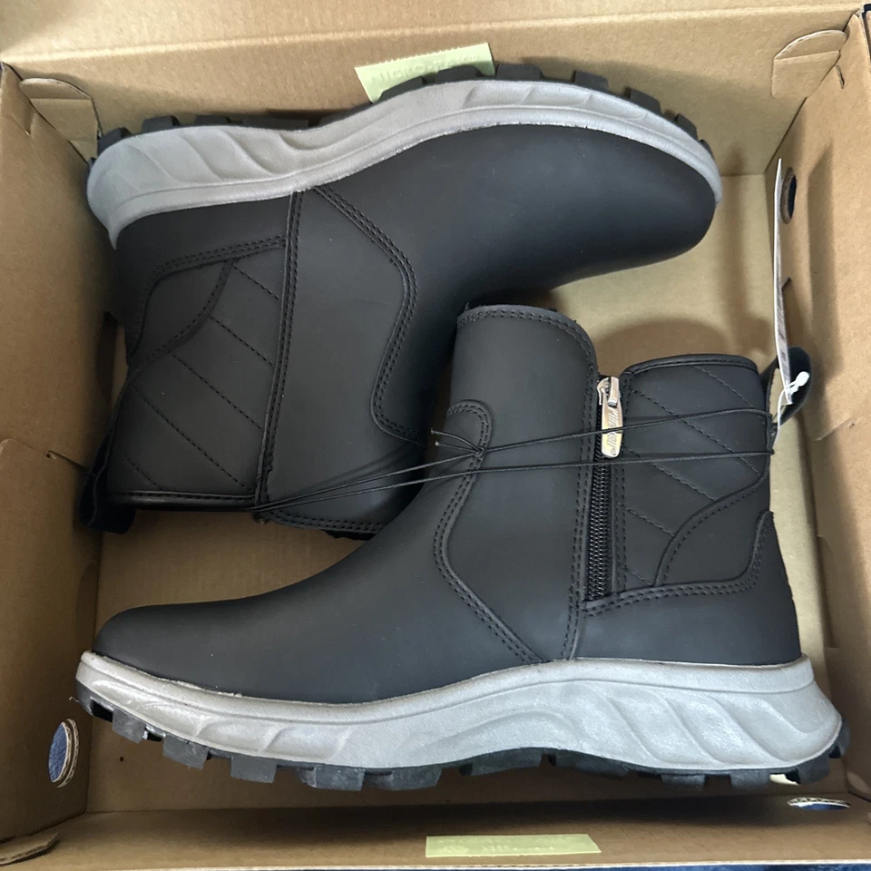 Khombu Dusk Ladies Size 7 All Weather Boot Black