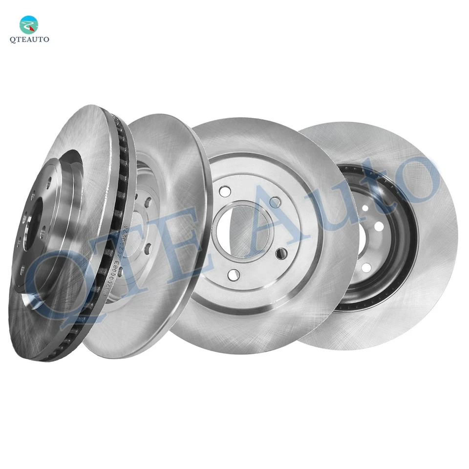 Juego de 4 rotores de disco de freno delanteros 325 mm-traseros 330 mm para Lincoln MKS 2009-2012 Foto 1 de 4