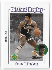 OSCAR ROBERTSON 1999 UPPER DECK RETRO DISTANT REPLAY CARD #45/100! - Picture 1 of 1