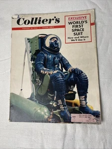 Collier's Magazine - February 28, 1953 ~~ Man In Space; Wernher von Braun - Picture 1 of 12