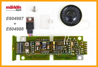 Märklin E604987 + E604988, Digitaldecoder Motorola, Sound-Decoder für, BR 10 - Bild 1 von 3