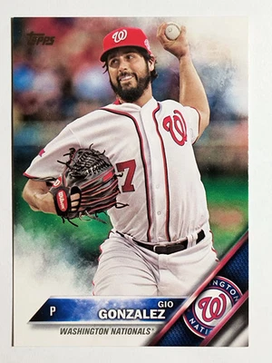 2016 Topps #47 Gio Gonzalez - Image 1 of 2