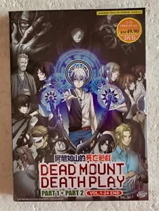 Dead Mount Death Play Part 1 +2 Anime DVD (English Dubbed) All Region FREE SHIP - Picture 1 of 4