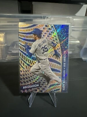 Cody Bellinger  - 2021 Panini Chronicles - Revolution Fractal #52 - LA Dodgers - Image 1 of 2