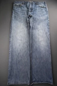 Vintage Men's Gap Jeans Loose Straight Fit Distressed Size 38x34 (Msr 38x33) - Picture 1 of 10