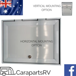 1 X 435mm x 334mm Access or Service Door by Hume in Gloss White Aluminium - Picture 1 of 6