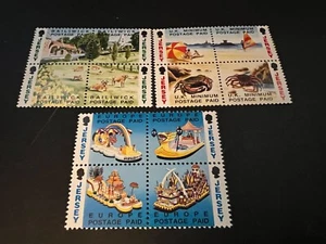 1993 JERSEY Definitives, MNH, Scott 614-625 3 blocks of 4 Combined shipping - Picture 1 of 2