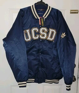 UCSD Tritons Bomber Jacket Blue Size XL NWT MSRP $150 *Read Description* - Picture 1 of 4
