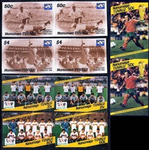👉 TUVALU 1986 FOOTBALL CUP ungezähnt PAARE MNH 🅵🆁🅴🆂🅷🅸🅿🅿🅸🅽🅶 - Bild 1 von 1