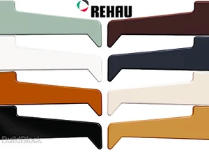 150mm 180mm 95 Rehau Ventana Puerta Alféizar Tapas Alféizar PVC PVCU Plástico Doble - Imagen 1 de 23