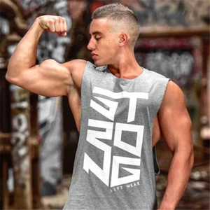 Chaleco sin mangas con capucha para hombres Fitness Músculo Moda Gimnasios Culturismo - Imagen 1 de 9