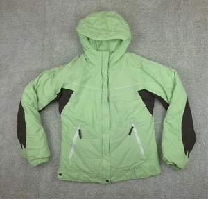 Columbia Girls Youth Green Winter Hooded Coat Size 18/20 - Picture 1 of 20