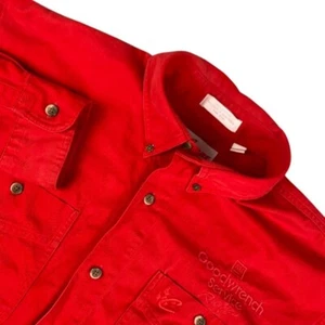 Chase Racewear Shirt Men Large Workwear Red GM Goodwrench Service Racing Shirt - Picture 1 of 9