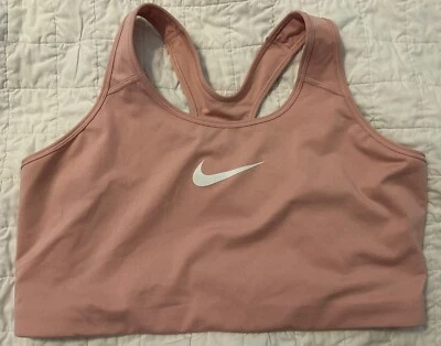 Новый с Ярлыками NIKE Swoosh средний поддержки спортивный бюстгальтер плюс размер 3 X Dri-FIT - Изображение 1 из 3
