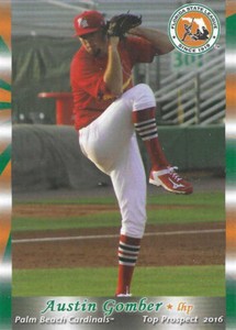 2016 Grandstand FSL Top Prospects #NNO Austin Gomber St. Louis Cardinals