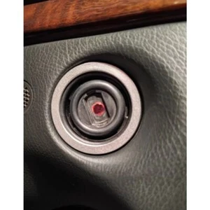 Silver Alloy Start Stop Switch Trim Ring For Mercedes C E GLK CLS GL W212 W204 - Picture 1 of 6