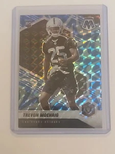2021 Mosaic football TREVON MOEHRIG Rookie Blue Reactive Prizm Las Vegas Raider - Picture 1 of 7