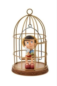 Disney Store Japan Story Collection Pinocchio & Jiminy Cricket Bird Cage Figure - Picture 1 of 4