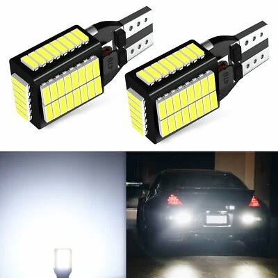 Lâmpadas de backup JDM ASTAR LED brancas 921 reversas - Imagem 1 de 4