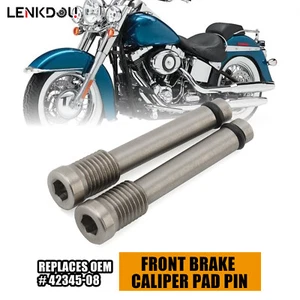 2X Pastillas de freno traseras 42345-08 para Harley Softail Classic Blackline Breakout CVO - Imagen 1 de 11