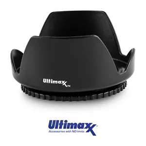 Tulip Camera Threaded Lens Hood - Prevents Lens Flare for Canon Nikon Sony Sigma - Picture 1 of 34