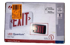 Lithonia Lighting 388066 Quantum Thermoplast Indoor LED beleuchtetes Ausstiegsschild - Bild 1 von 5