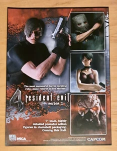 RESIDENT EVIL 4 SERIES 1 TOYS MAGAZINE AD ADVERT CAPCOM BIOHAZARD - Picture 1 of 1