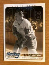 2011/12 Upper Deck Hockey Heroes Alex Delvecchio Detroit Red Wings