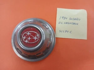 1984 SUBARU GL HATCHBACK / BRAT 4 INCH WHEEL RIM CENTER CAP SCC84C - Picture 1 of 3