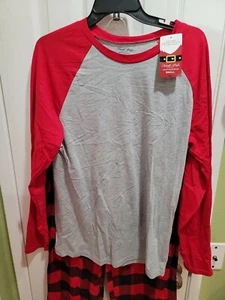 North Pole Herren Top & Buffalo Karo Hose Pyjama 2 tlg Set Weihnachten S L XL - Bild 1 von 4