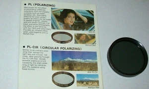VINTAGE BOWER 43mm POLARIZER SCREW IN FILTER WITH CASE AND BOX MADE IN JAPAN - Picture 1 of 5