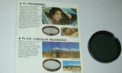 VINTAGE BOWER 43mm POLARIZER SCREW IN FILTER WITH CASE AND BOX MADE IN JAPAN - Image 1 of 4