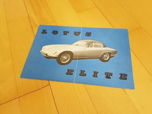 Lotus Elite 1. Serie Prospekt Brochure Catalog Catalogue - Bild 1 von 2
