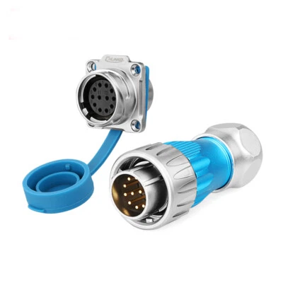 Waterproof Industrial Machinery Automation Electrical Soldering 19 Pin Connector - Image 1 of 4