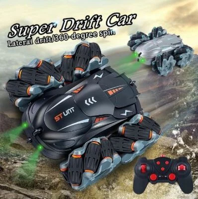 Remote Control  Stunt Car Drift Double-sided Bounce 2.4G 4WD Rock Crawler  - Image 1 of 4