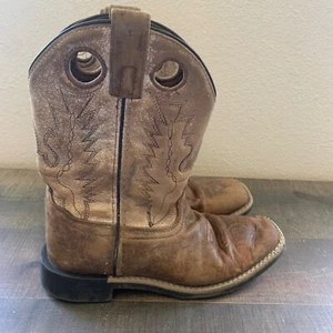 Smoky Mountain Kinder Größe 2,5 Cowboystiefel braun Leder Stil 3108C - Bild 1 von 9