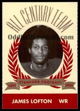 1991 STANFORD CARDINAL ALL-CENTURY JAMES LOFTON STANFORD CARDINAL