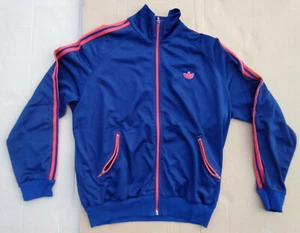 ADIDAS Ultra-Vintage 70s/80s BLUE/Orange Stripes suit BASKET Funk/Hip-Hop RARE ! - Picture 1 of 10