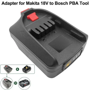 Battery Adapter Convert for Makita 18V Li-Ion to for Bosch PBA 18V C Power Tool - Picture 1 of 10