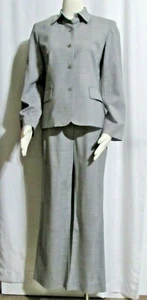 Damen Frauen HAROLD'S weicher grau & blau PInstriped gefüttert Jacke & Hose Anzug 4 - Bild 1 von 9