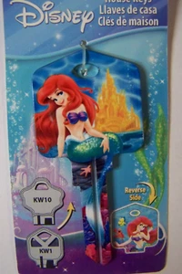 Disney Ariel & Friends Kwikset KW1/KW10 house key blank - Picture 1 of 1