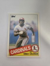 Vince Coleman 1985 Topps Traded TIFFANY Rookie Card #24T CRAZY GOOD CONDITON
