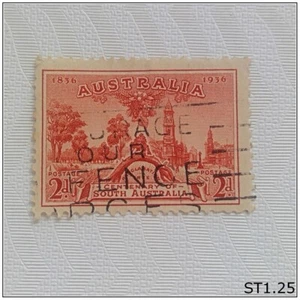 Australia Postage Stamp 2d Centenary South Australia Proclamation Tree 1936 - Picture 1 of 1