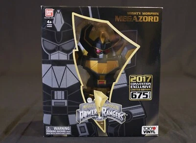 BANDAI SDCC 2017 Mighty Morphin Megazord Black & Gold Tokyo Vinyl Limited Ed. - Image 1 of 4