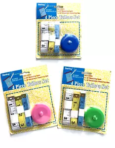 1Pc Tape Measure Retractable +3 Measuring for Body Fabric Sewing Tailor Knitting - Picture 1 of 7