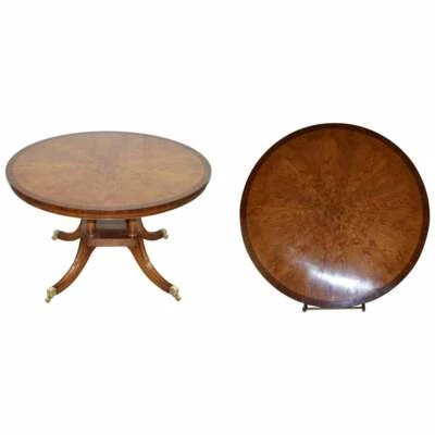 BRAND NEW CLUSTER POLLARD OAK  ROUND DINING TABLES SEATS FOUR TO SIX PEOPLE - Image 1 of 4