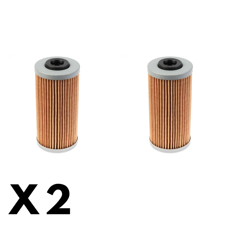 Paquete de 2 filtros de aceite blancos para BMW G450X Enduro 2007 Foto 1 de 1