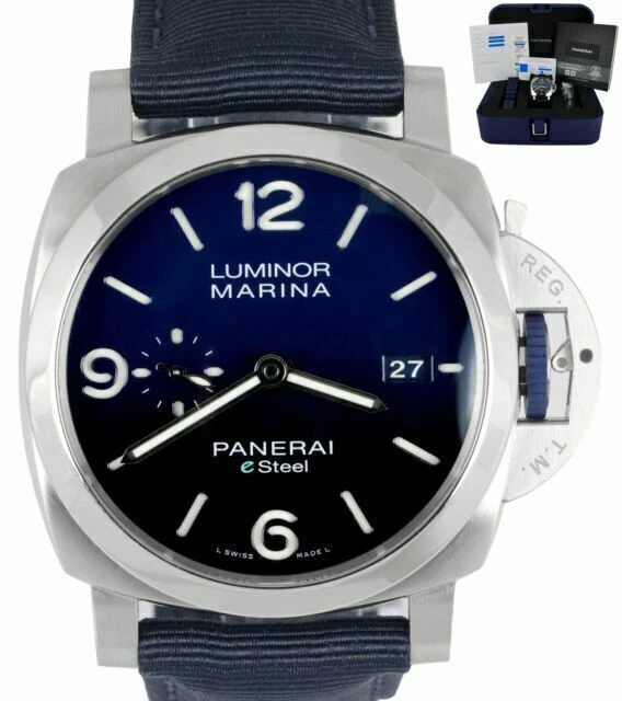 Panerai Luminor Marina Blue Men's Watch - PAM01157