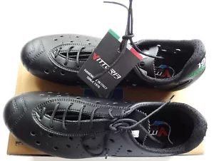 PAIRE DE CHAUSSURES CYCLISTE CYCLO VITTORIA CLASSIC 1976 NEUVE P 43 - SHOES - Photo 1 sur 4