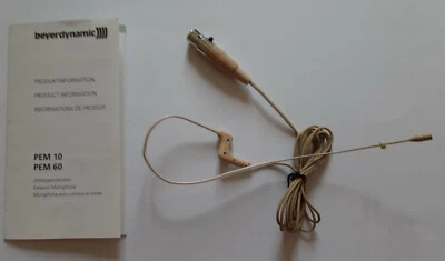 Kondensator-Ohrbügel-Präsentationsmikrofon (Kugel), beyerdynamic PEM 60.18 SC - Bild 1 von 4